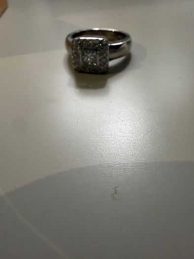 Herve coulon 18ct white gold and diamond