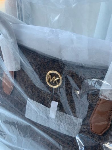 New Michael Kors Leida Signature Logo Tote handbag