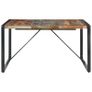 Dining Table 140x140x75 cm Solid Reclaimed Wood Image 4