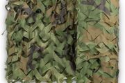 2 m x 3 m Army Camouflage Netting Woodenland Military Camo Net for Kids Den Camping Hide Green