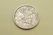1966 Elizabeth II UK Sixpence