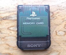 Sony PS1 Memory Card Clear/Transparent