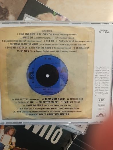 The Who 4CD Boxset  - Thirty Years Of Maximum R&B