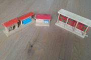Brio type railway platforms x 3