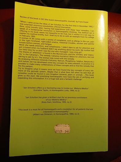 Jan Scholten / Homoeopathy And Minerals /2001