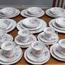 Dinner Set Elizabethan Hand Decorated Fine Bone China England Image 2