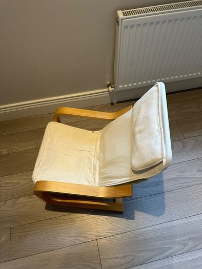 ikea childrens armchair light beige