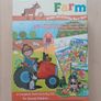 Farm Activity Box Set, Farmyard Model Kit, Colouring Book, Stickers Image 2