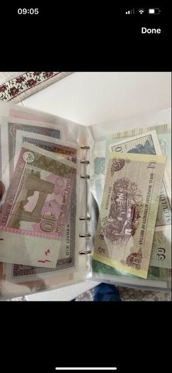 UNC World Lot 100 PCS Notes From 100 Different Countries / Region, UNC Original Genuine Real Note for Collection, ( Out of Use Now )