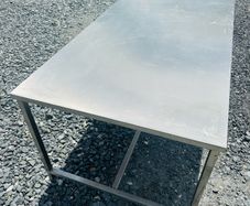 Large Stainless Steel Tables For Barbeque Or Catering Areas