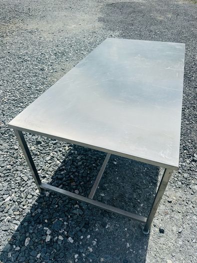 Large Stainless Steel Tables For Barbeque Or Catering Areas
