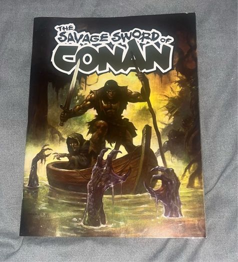 The savage sword of Conan foil variant cover comic