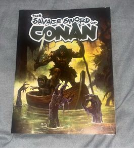 The savage sword of Conan foil variant cover comic