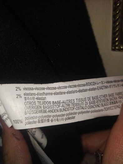 Black Wool And Fake Leather Coat