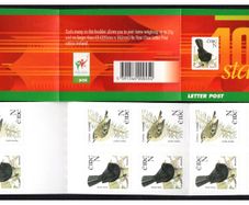 2001 Ireland N Value Blackbird Self-adhesive Definitive Stamps Booklet Mint Never Hinged (MNH). Hibernian HB90