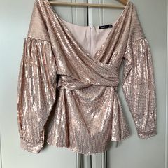 Boohoo sequin blouse (12)