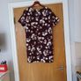 New Look Berry Floral  Tunic Style Dress. S.16.   B.N.W.T Image 3