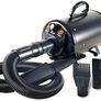 2800W Stepless Speed Dog Cat Pet Grooming Hair Dryer Hairdryer Blaster Blower (Black) Image 4