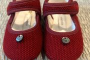 Baby girl shoes Burgundy Wedoble