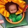 Anne Geddes Sunflower Baby Doll in Flower Pot Please see photos Image 4
