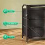 Black Chest of Drawers Bedroom, with LED Light trip with 10 Adjustable Colors Image 2