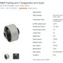 Suspension Arm Bushes Peugeot brand A.B.S. , Citroen, Opel, Vauxhall  270838 270815  Front Axle Left Right, Inner Lower  New Set of 4 Image 3