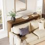 Farmhouse Console Table 140 cm Wooden Sofa Table with Storage for Entrance, Foyer, Hallway, Living Room, Easy Assembly Image 4