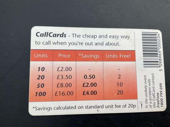Telecom Eireann Irish culture themed callcards 1996