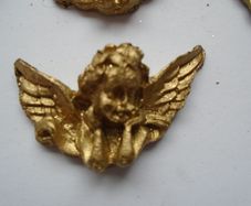 Craft supplies, Angels, Gold angels, Crafts