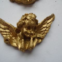Craft supplies, Angels, Gold angels, Crafts