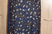 Long line navy zipped blouse Laura Torelli size UK20/22 EU48/50 Postage included