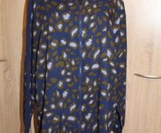 Long line navy zipped blouse Laura Torelli size UK20/22 EU48/50 Postage included