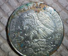 25 pesos 1968 olympic games 72% Silver