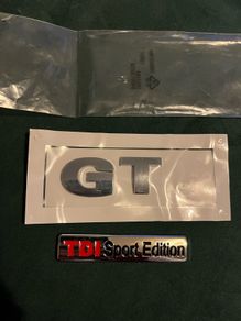 GT TDI Sport Edition sticky signs for car