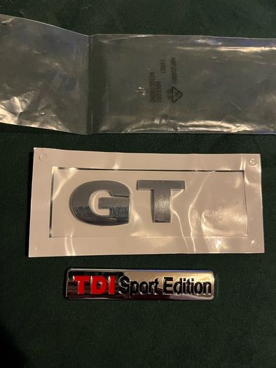 GT TDI Sport Edition sticky signs for car