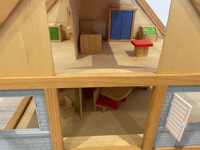 Wooden dolls house