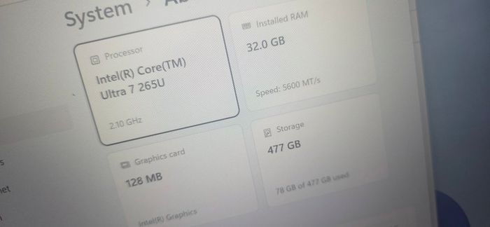 Dell 14250 pro ultra 7 Second Gen 512gb 32gb ram