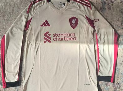 Liverpool away long sleeve jerseys season 25/26