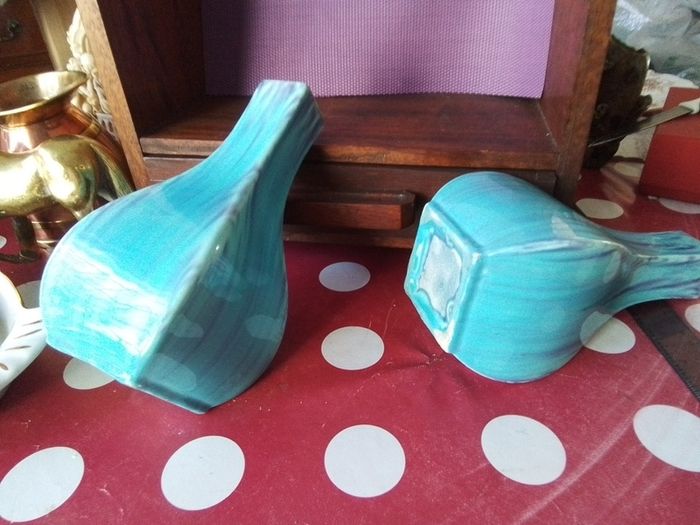 Pair of Pretty Blue Vases