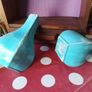 Pair of Pretty Blue Vases Image 2