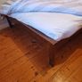 Solid wood double bed frame Image 3
