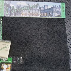 New Hand Knitted Fine Yarn Black Scarf
