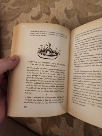 A Catholic Catechism. Popular Edition.  4th Edition 1959 Hardback Book In Good Condition. See Photos For Same.