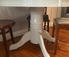 French Grey Round Dining Table