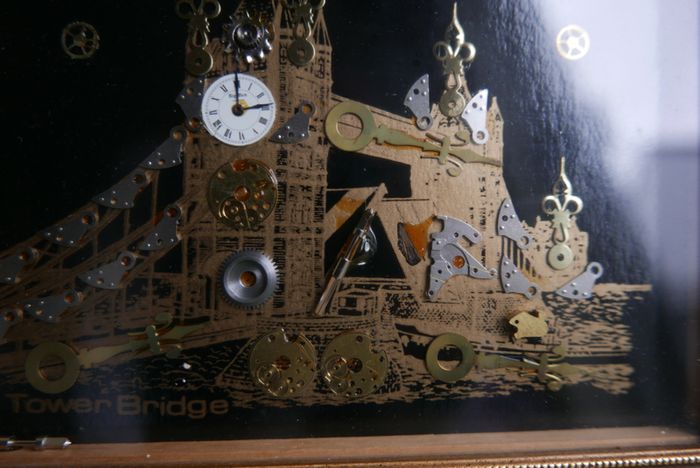 Tower Bridge Framed Decorative Clock type art