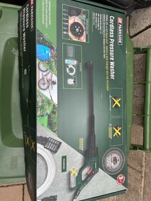 parkside cordless power washer BNIB