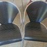 Metal Bistro Chairs x 8 Image 2