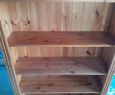 pine bookshelf