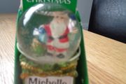 Miniature Personalised Christmas Snow Globe for Sale