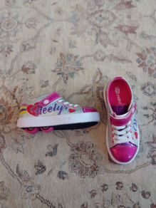 Heelys Snazzy X2 (Silver Rainbow Heart Edition)